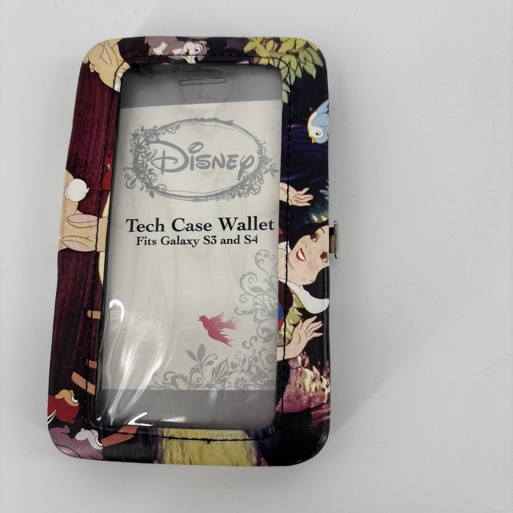 Loungefly Disney Snow White Forest Animals Mini Tech Wallet NWT Princess